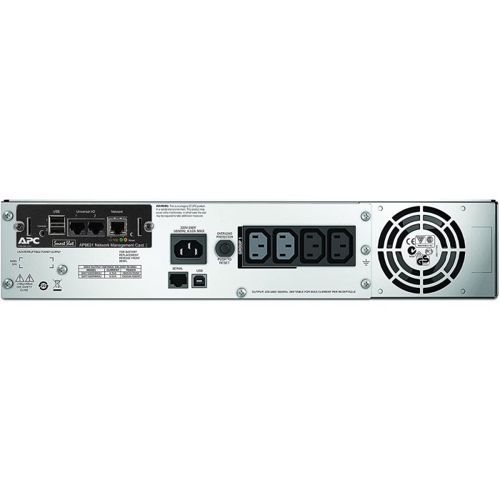 SAI Interactivo APC SMT1500RMI2UNC 1000 W 1500 VA 1500 W 1 SAI Interactivo APC SMT1500RMI2UNC 1000 W 1500 VA 1500 W 1