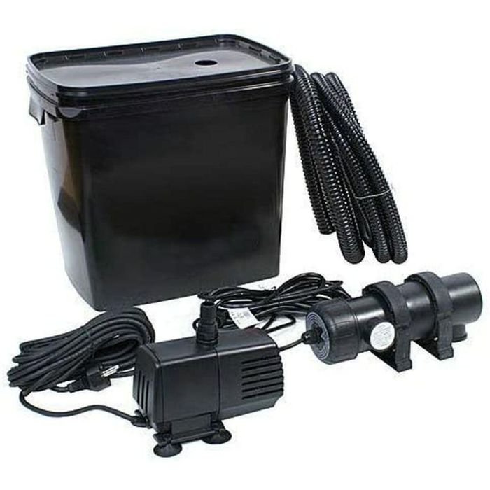 Ubbink FiltraPure 4000 Kit de Filtración para estanques <4000l Sistema de banco de gravedad con Bomba y UV-C