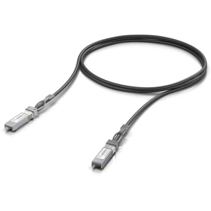 Ubiquiti Cable Direct Attach DAC SFP+ a SFP+ 10 Gbps 1m para Conexión de Switches y Redes de Alta Velocidad y Rendimiento