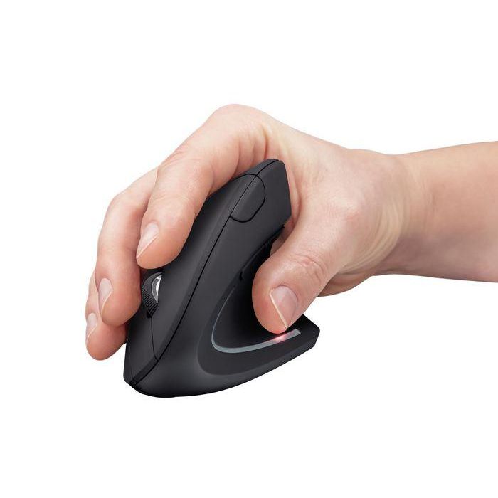 Trust Ratón Vertical Ergonómico Inalámbrico Óptico con Sensibilidad Ajustable 800/1200/1600 DPI, Receptor USB y 10 m Alcance 5 Trust Ratón Vertical Ergonómico Inalámbrico Óptico con Sensibilidad Ajustable 800/1200/1600 DPI, Receptor USB y 10 m Alcance 5