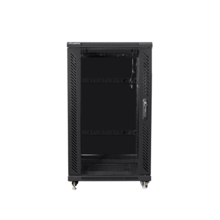 Lanberg FF01-6822-12B Armario Rack 19 Pulgadas 22U 600x800 mm, 800 kg, Negro, IP20, con Rieles y Patas Ajustables Lanberg FF01-6822-12B Armario Rack 19 Pulgadas 22U 600x800 mm, 800 kg, Negro, IP20, con Rieles y Patas Ajustables