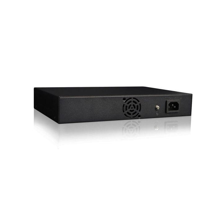 LevelOne GEP-1061 Switch Gigabit Ethernet Gestionado L2 8 Puertos PoE+ (180W) con 2 SFP para Montaje en Rack 19" 125W 1