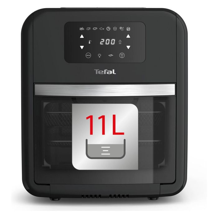 Tefal Easy Fry FW5018 Freidora de Aire Caliente Horno y Grill, 11L, 8 Programas, 2000W, 1.7kg Capacidad, Termostato 45-200°C, Negro 2 Tefal Easy Fry FW5018 Freidora de Aire Caliente Horno y Grill, 11L, 8 Programas, 2000W, 1.7kg Capacidad, Termostato 45-200°C, Negro 2