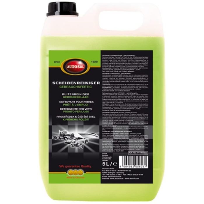 Lavado De Parabrisas Autosol Listo Para Usar Bidón 5 L SOL01005603 Lavado De Parabrisas Autosol Listo Para Usar Bidón 5 L SOL01005603