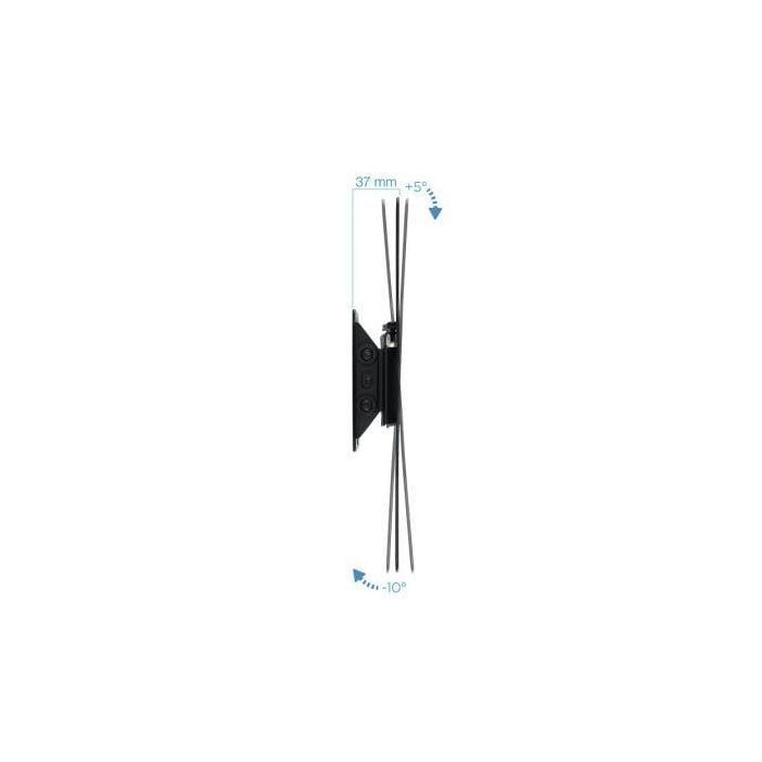 TooQ LP1342T-B Soporte de Pared Fijo Inclinable para TV 23-42" hasta 35kg VESA 75x75-200x200, inclinación +5°/-10°, Negro 1 TooQ LP1342T-B Soporte de Pared Fijo Inclinable para TV 23-42" hasta 35kg VESA 75x75-200x200, inclinación +5°/-10°, Negro 1