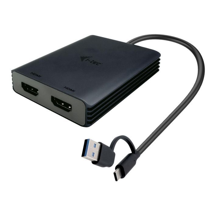 Cable USB i-Tec CADUAL4KHDMI Negro 4 Cable USB i-Tec CADUAL4KHDMI Negro 4
