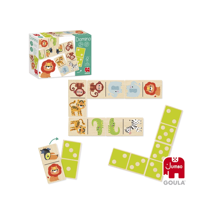 Diset Dominó Selva 28 Piezas 2 Diset Dominó Selva 28 Piezas 2