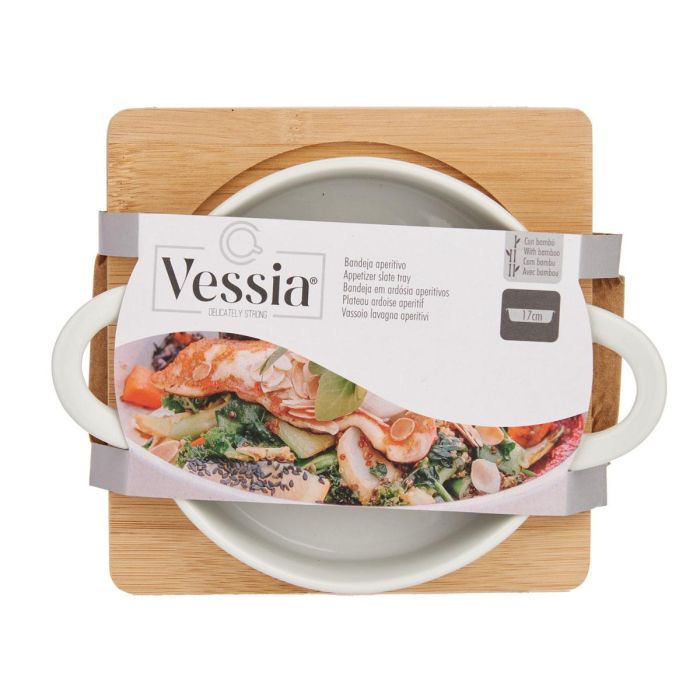 Bandeja Redonda Con Base Bambu 12,5Cm Vessia (24 Unidades) 2 Bandeja Redonda Con Base Bambu 12,5Cm Vessia (24 Unidades) 2