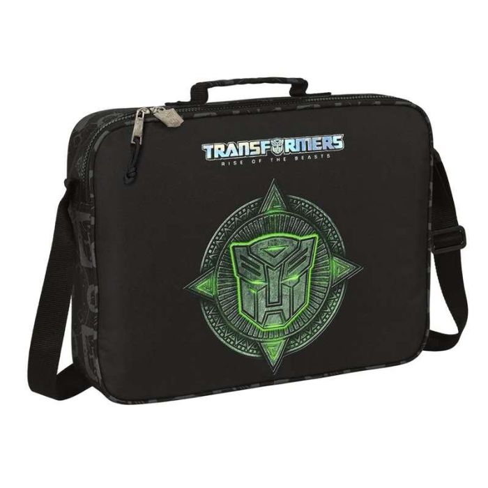 Cartera Escolar Transformers Negro 38 x 28 x 6 cm 4