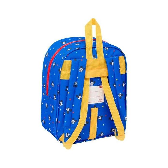 Mochila Escolar Mickey Mouse Clubhouse Good day Azul 22 x 27 x 10 cm 1