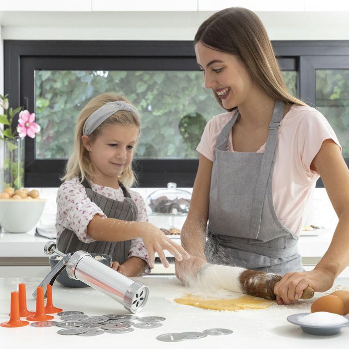 Máquina para Hacer Galletas y Manga Pastelera 2 en 1 Prekies InnovaGoods 3 Máquina para Hacer Galletas y Manga Pastelera 2 en 1 Prekies InnovaGoods 3
