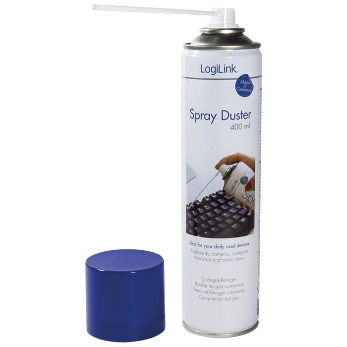 LogiLink Druckluft-Reinigungsspray 400ml 0 LogiLink Druckluft-Reinigungsspray 400ml 0
