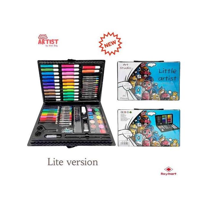 Alex Bog Set Art Studio Little Artist 86 Piezas Plastic Box C-Surtidos