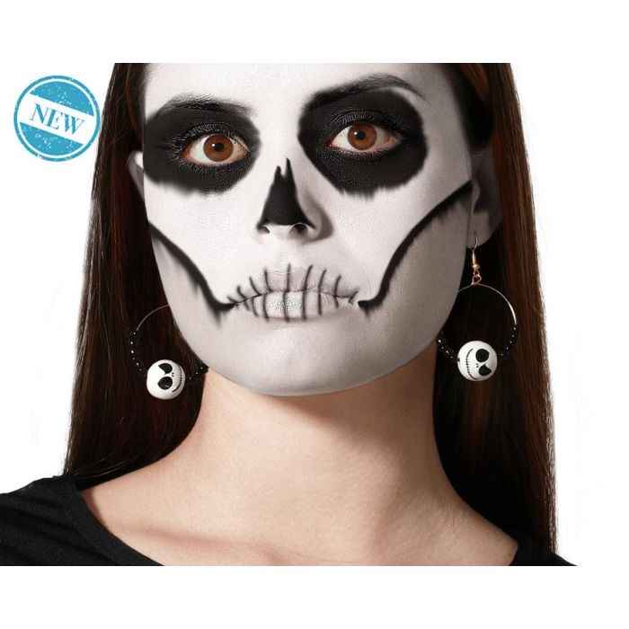 Pendientes de Calavera para Halloween y Día de los Muertos | Accesorios Temáticos Góticos y Catrina