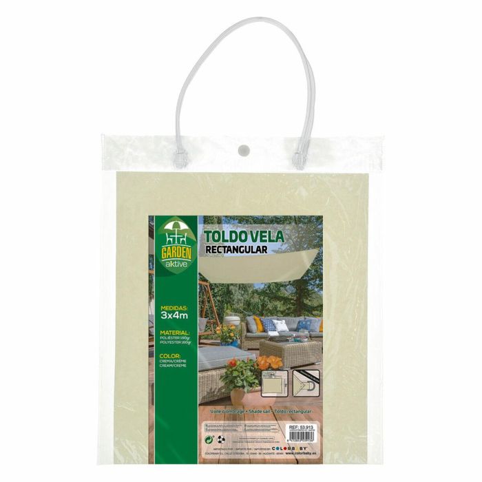 Velas de sombra Aktive Triangular Crema 300 x 0,5 x 400 cm (4 Unidades) 1 Velas de sombra Aktive Triangular Crema 300 x 0,5 x 400 cm (4 Unidades) 1