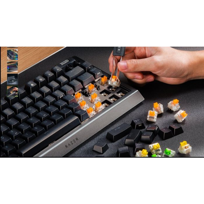 Razer BlackWidow V4 75% Teclado Mecánico Compacto con Retroiluminación RGB, Interruptor Mecánico, USB-C - RZ03-05000100-R3M1 6 Razer BlackWidow V4 75% Teclado Mecánico Compacto con Retroiluminación RGB, Interruptor Mecánico, USB-C - RZ03-05000100-R3M1 6