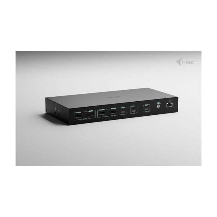 Hub USB i-Tec C31KVMDOCKPDPRO Negro 1