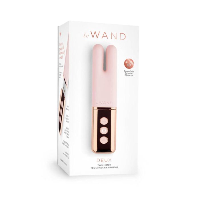 Vibrador Le Wand Deux Twin Motor Rosa 4 Vibrador Le Wand Deux Twin Motor Rosa 4