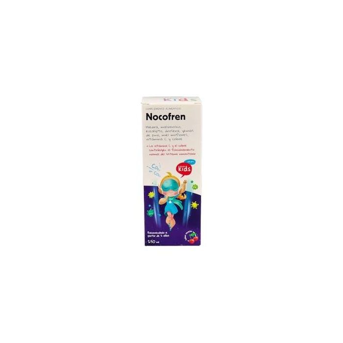 HERBORA Nocofren 250ml - Calma Tos Irritativa y Productiva con Hiedra, Malvavisco y Vitamina C. Sabor Cereza. Niños +3 años