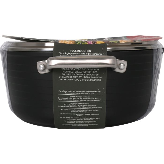 Quttin Cacerola de aluminio forjado con inducción espiral, 28 cm (2 Unidades) 2