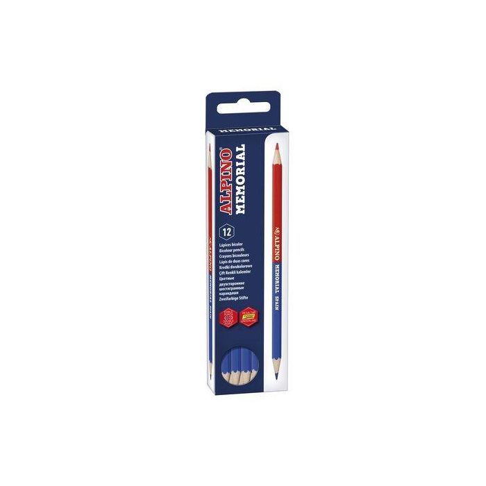 Lapiz Ofic. Alpino Memorial Bicolor Caja De 12