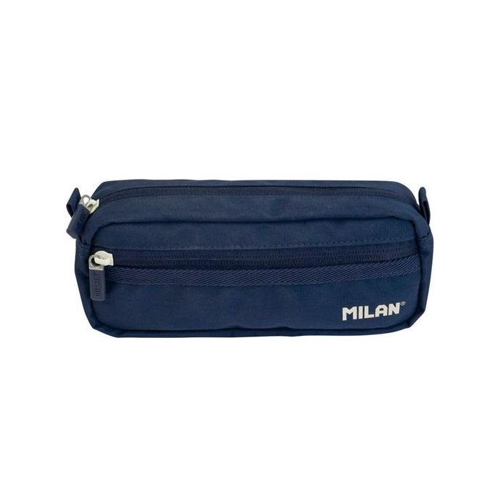Milan Mochila Portatodo Rectangular con 2 Cremalleras, Sistema de Carro Ligero, Serie 1918, Azul Marino Milan Mochila Portatodo Rectangular con 2 Cremalleras, Sistema de Carro Ligero, Serie 1918, Azul Marino