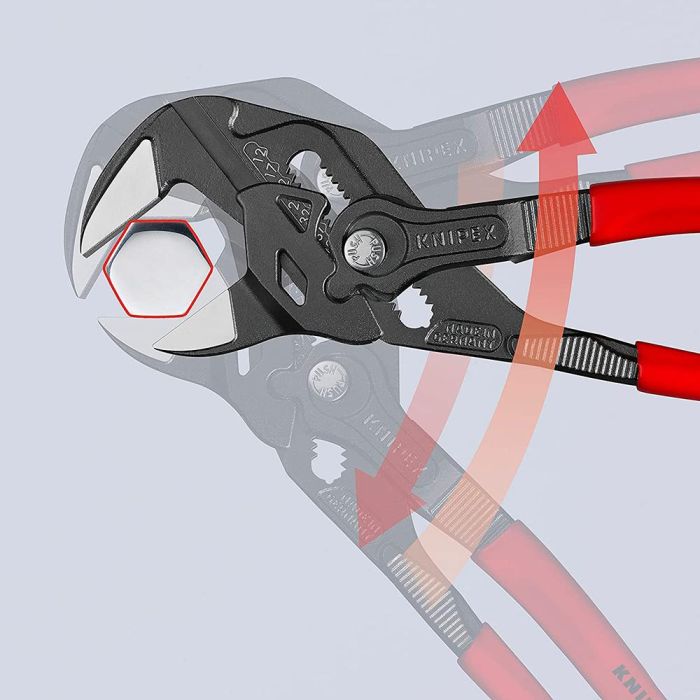 Knipex Tenaza llave ajustable 250 mm 8601250 - Mordazas paralelas, ajuste automático, agarre perfecto 3 Knipex Tenaza llave ajustable 250 mm 8601250 - Mordazas paralelas, ajuste automático, agarre perfecto 3