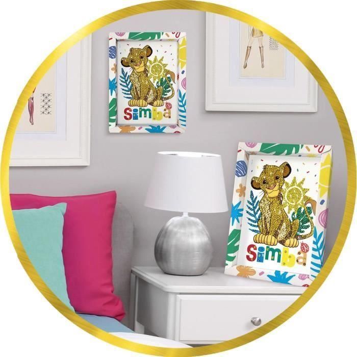 Juego creativo - LANSAY - Colección lentejuelas - SIMBA EL REY LEÓN - A partir de 7 años 2 Juego creativo - LANSAY - Colección lentejuelas - SIMBA EL REY LEÓN - A partir de 7 años 2
