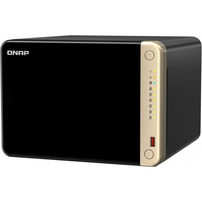 QNAP TS-664-8G NAS Torre Intel® Celeron® N5095 8 GB DDR4 6 Bahías Negro 4 QNAP TS-664-8G NAS Torre Intel® Celeron® N5095 8 GB DDR4 6 Bahías Negro 4