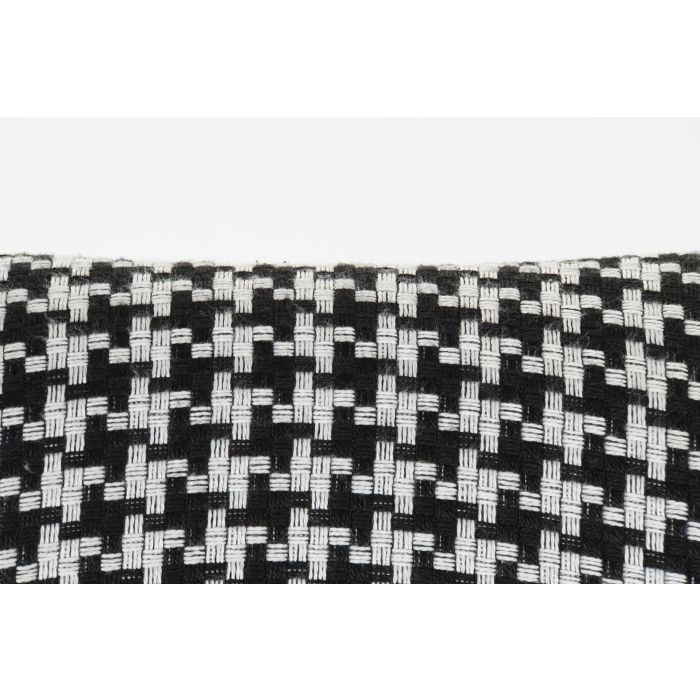 DKD Home Decor Silla Scandi Blanco Negro 50 x 80 x 47 cm (4 Unidades) Poliester Madera 3