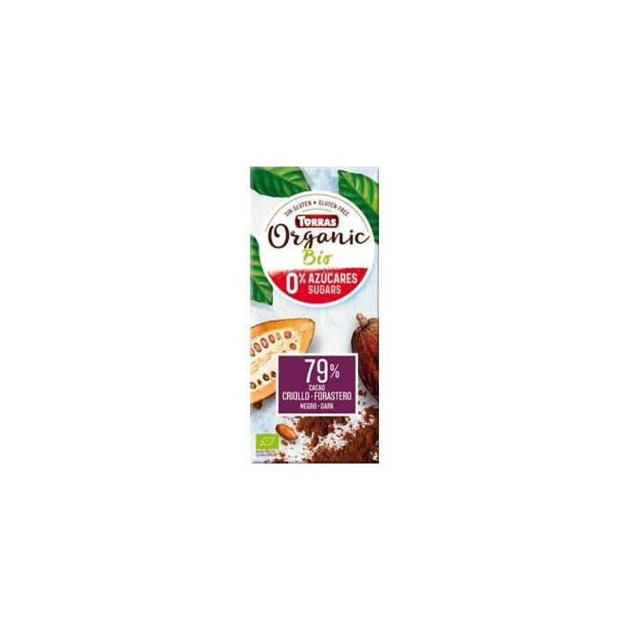 Chocolate Negro 79% Criollo Forastero 100G Bio S/A