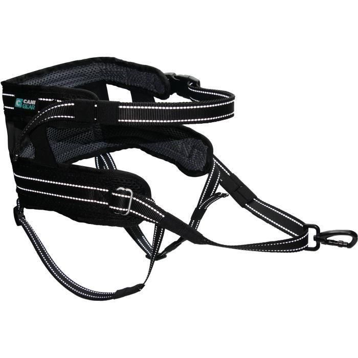 Cani C Gear AUC3760402170387 Arnés OLYMPIA Ergonómico Reduce Tensión Lumbar Negro 1