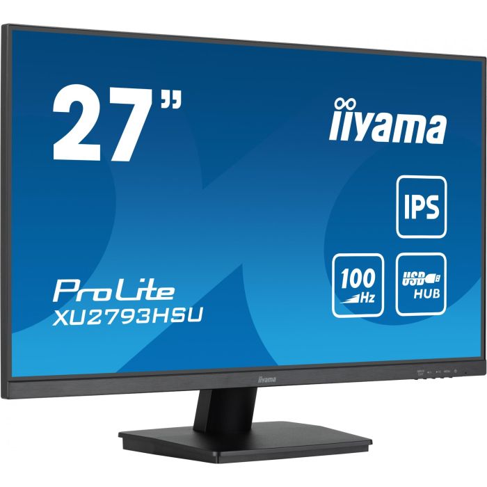 iiyama ProLite XU2793HSU-B6 Monitor 27" FHD 1920x1080 IPS 1ms 100Hz HDMI DP USB Speaker Negro 1 iiyama ProLite XU2793HSU-B6 Monitor 27" FHD 1920x1080 IPS 1ms 100Hz HDMI DP USB Speaker Negro 1
