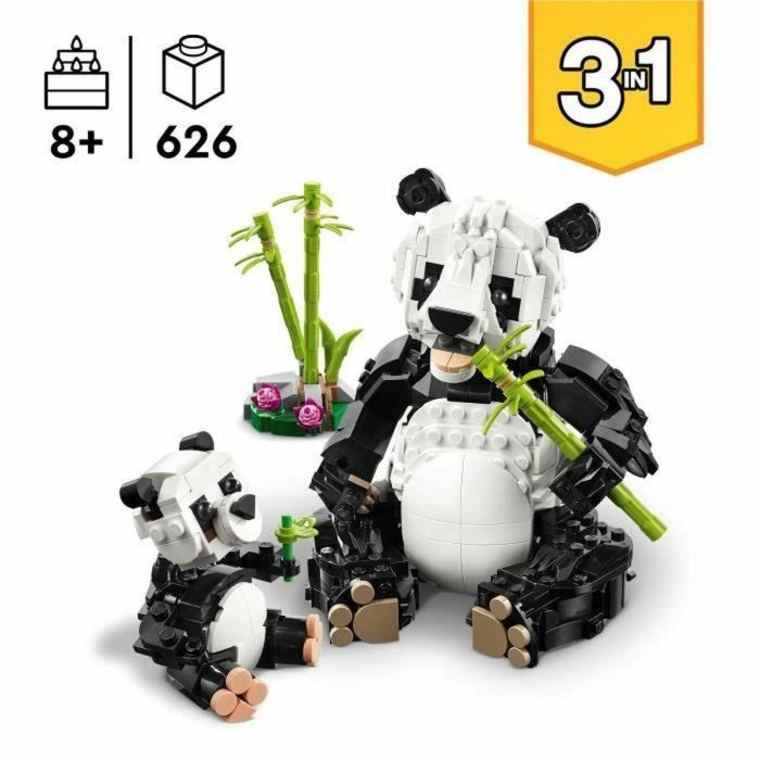 Lego Juego de Construcción Fauna Salvaje: Familia de Pandas 626 Piezas Creator (Edad 8+ años) 5 Lego Juego de Construcción Fauna Salvaje: Familia de Pandas 626 Piezas Creator (Edad 8+ años) 5
