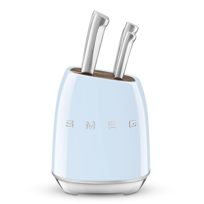 Juego de Cuchillos de Cocina y Soporte Smeg KBSF02PB Juego de Cuchillos de Cocina y Soporte Smeg KBSF02PB
