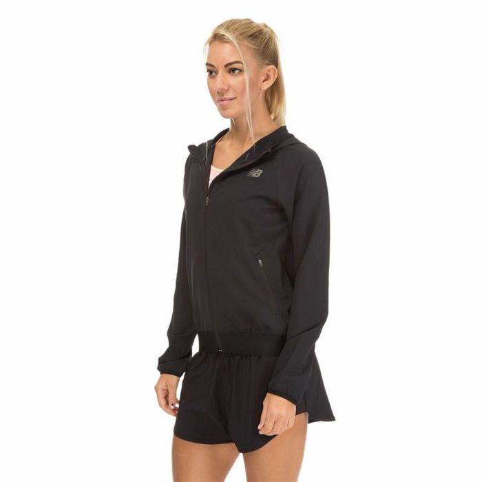 Chaqueta Deportiva para Mujer New Balance Negro 4