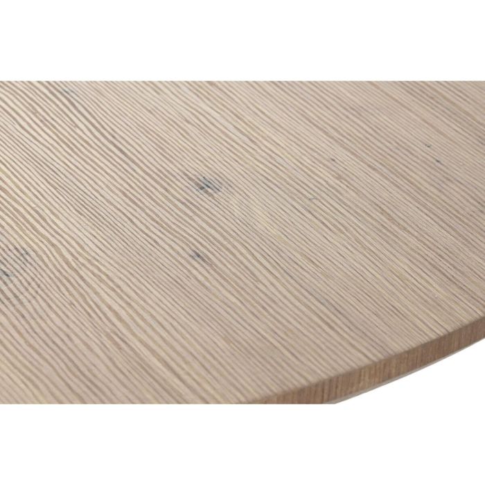 Mesa de Comedor Home ESPRIT Blanco Marrón Hierro Madera MDF 120 x 120 x 75 cm 4 Mesa de Comedor Home ESPRIT Blanco Marrón Hierro Madera MDF 120 x 120 x 75 cm 4