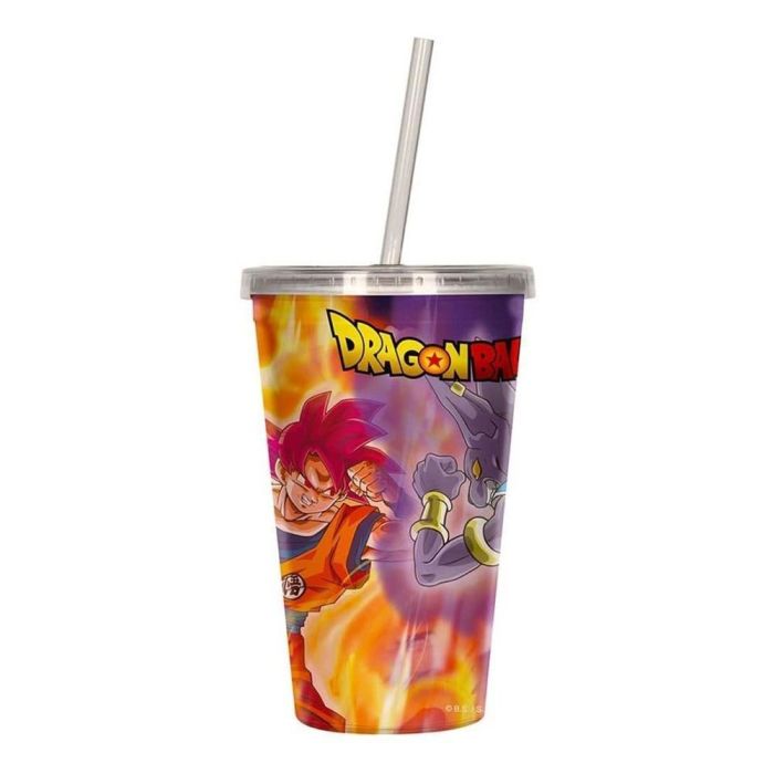 SD TOYS Vaso Lenticular 3D Dragon Ball Super 50ml con Tapa Enroscable