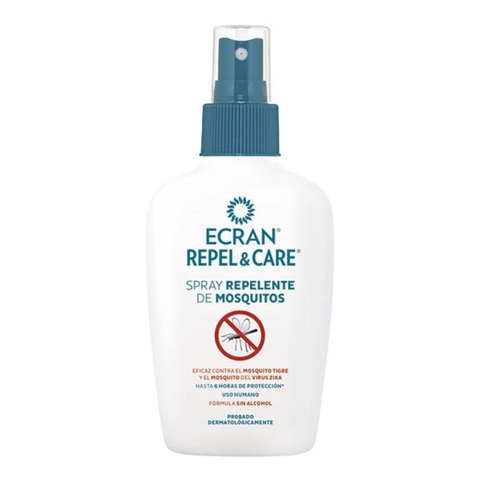 Ecran REPEL&CARE Repelente Antimosquitos Spray 100 ml Formato Viaje - Protección 6h Mosquito Tigre, Mosca Negra y Garrapatas 0 Ecran REPEL&CARE Repelente Antimosquitos Spray 100 ml Formato Viaje - Protección 6h Mosquito Tigre, Mosca Negra y Garrapatas 0