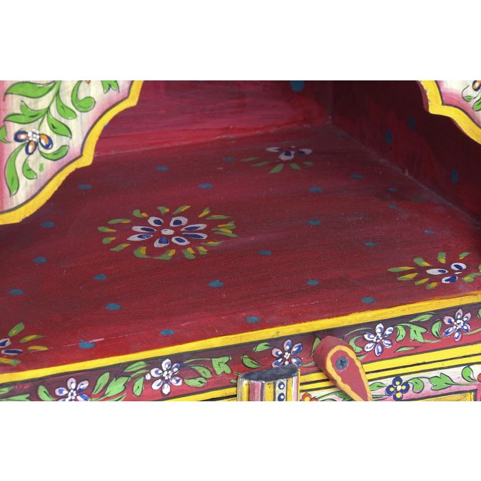 Mesita De Noche Indio DKD Home Decor Multicolor 36 x 74 x 48 cm 2