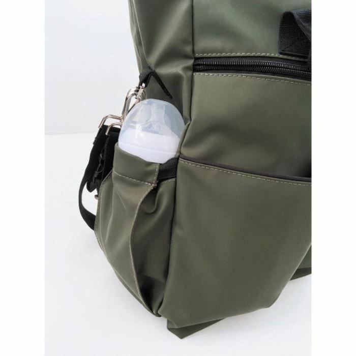 Bolso cambiador - TINEO - Diario - Impermeable - Caqui - Gran capacidad de almacenamiento 1