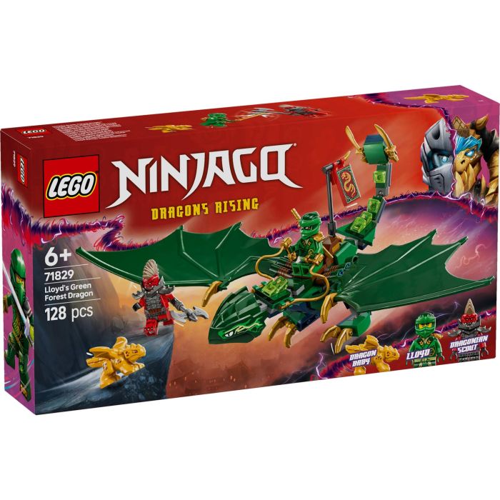 LEGO 71829 Ninjago Dragón Verde del Bosque de Lloyd Set de Construcción con 2 Minifiguras y Dragón Bebé Juguete para niños +6 años 8 LEGO 71829 Ninjago Dragón Verde del Bosque de Lloyd Set de Construcción con 2 Minifiguras y Dragón Bebé Juguete para niños +6 años 8
