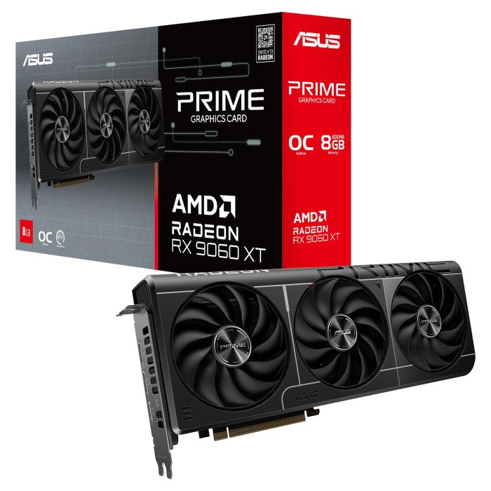 ASUS RX 9060 XT 8GB GDDR6 OC 3 Fan Tarjeta Gráfica ASUS RX 9060 XT 8GB GDDR6 OC 3 Fan Tarjeta Gráfica