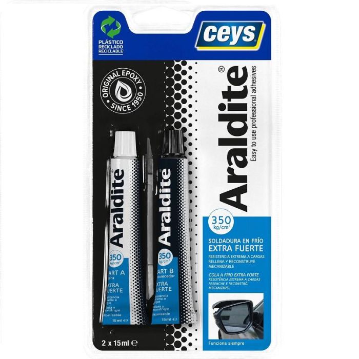Soldadura En Frio Araldite 15+15Ml Extra Fuerte 510107 Ceys Soldadura En Frio Araldite 15+15Ml Extra Fuerte 510107 Ceys