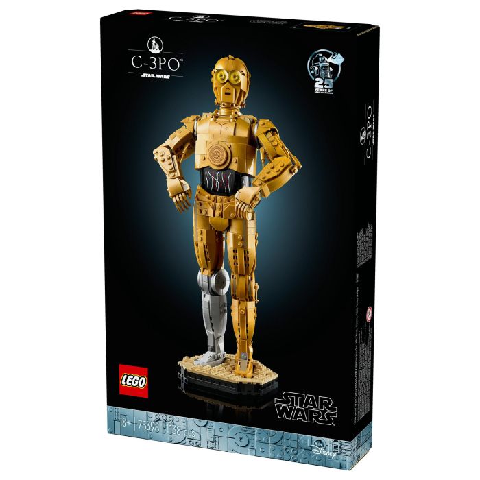 Lego Star Wars 75398 C-3PO Minifigura de Droide para Construir Kit de Modelo para Adultos