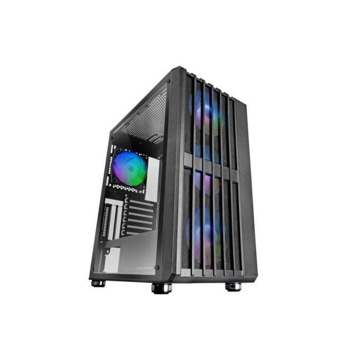 Mars Gaming MC-VAULT - Caja Gaming Semitorre ATX con Frontal Mesh, 4 Ventiladores ARGB, Cristal Templado, RL 360mm Mars Gaming MC-VAULT - Caja Gaming Semitorre ATX con Frontal Mesh, 4 Ventiladores ARGB, Cristal Templado, RL 360mm