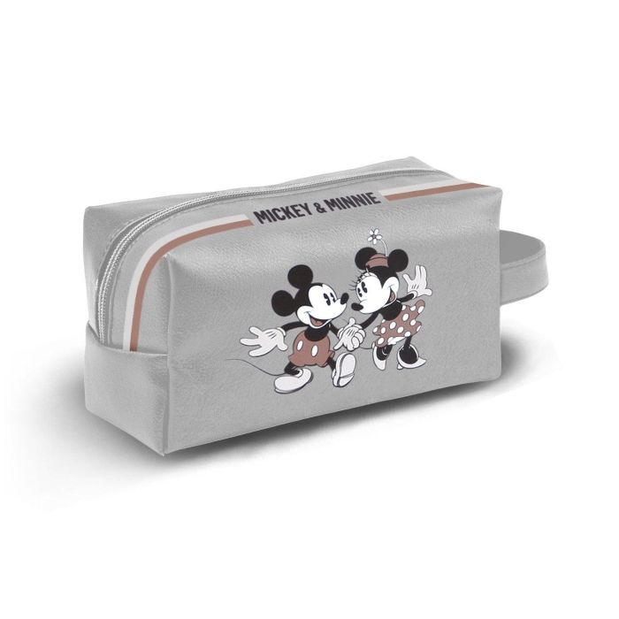 Disney Minnie Mouse Neceser de Viaje Brick PLUS Face Multicolor con Asa Trasera para Trolley