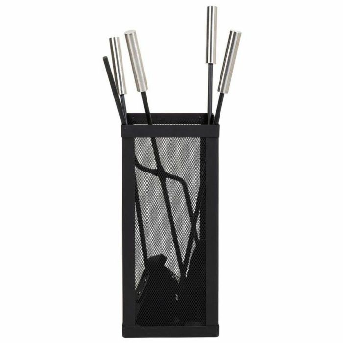 Utensilios para Chimenea Alexandra House Living Negro Hierro 16 x 50 x 16 cm 4 Utensilios para Chimenea Alexandra House Living Negro Hierro 16 x 50 x 16 cm 4