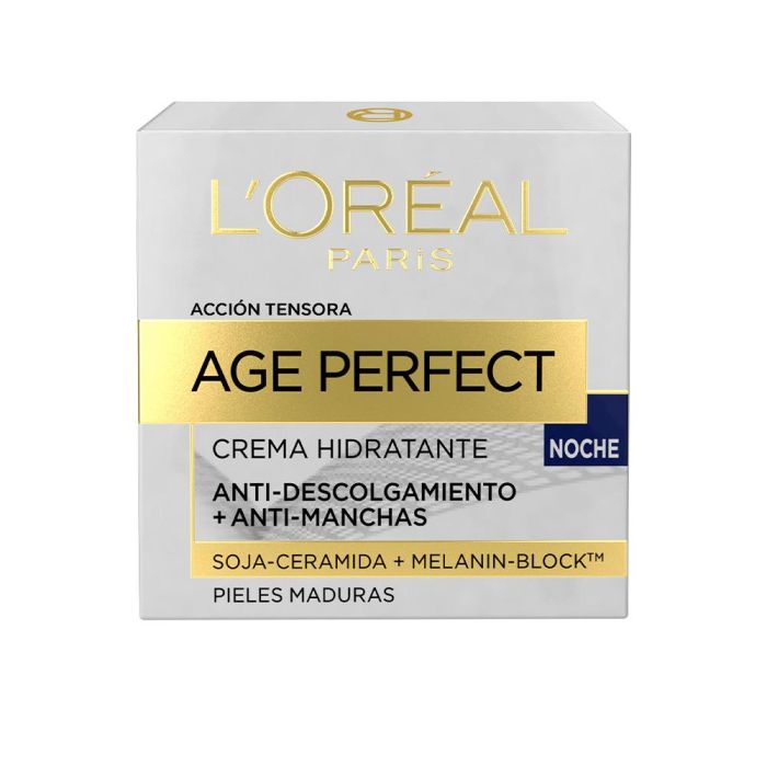 L'Oréal Paris AGE PERFECT Crema Noche Antiedad Reafirmante Facial 50 ml
