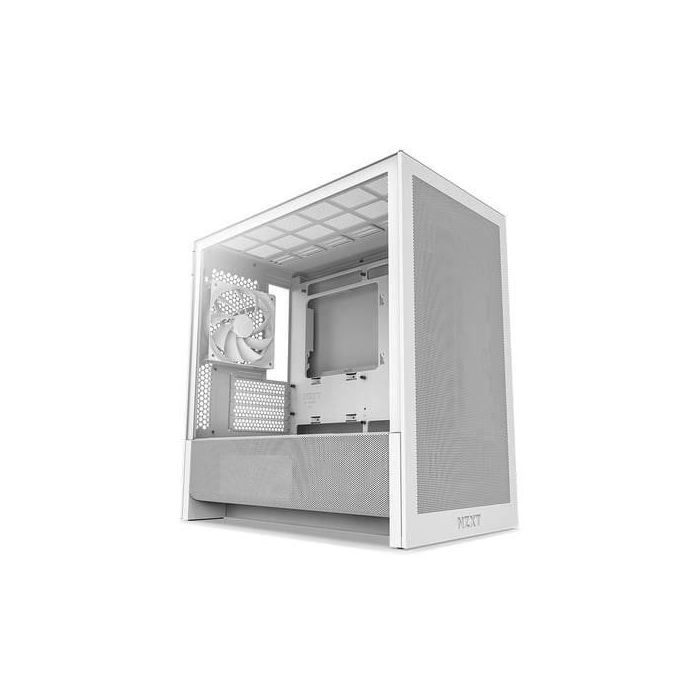 NZXT CC-H31FW-01 H9 H3 Flow Midi Tower PC Blanco, Cristal Templado y Ventana Lateral, compatible ATX/Micro-ATX/Mini-ITX
